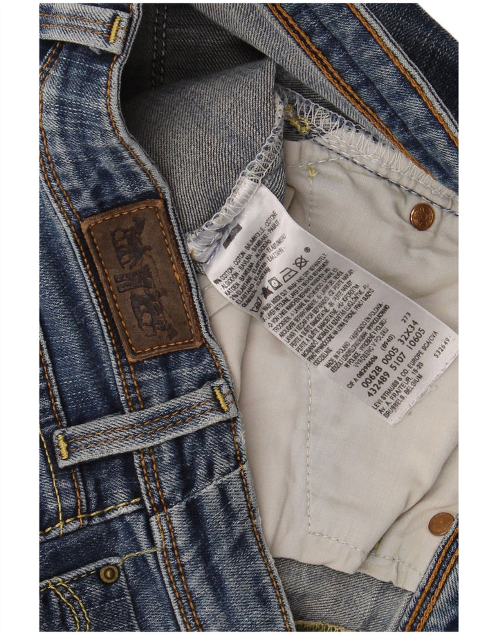 Γυναικείο τζιν σορτς Levi's W32 μεγάλο μπλε βαμβακερό