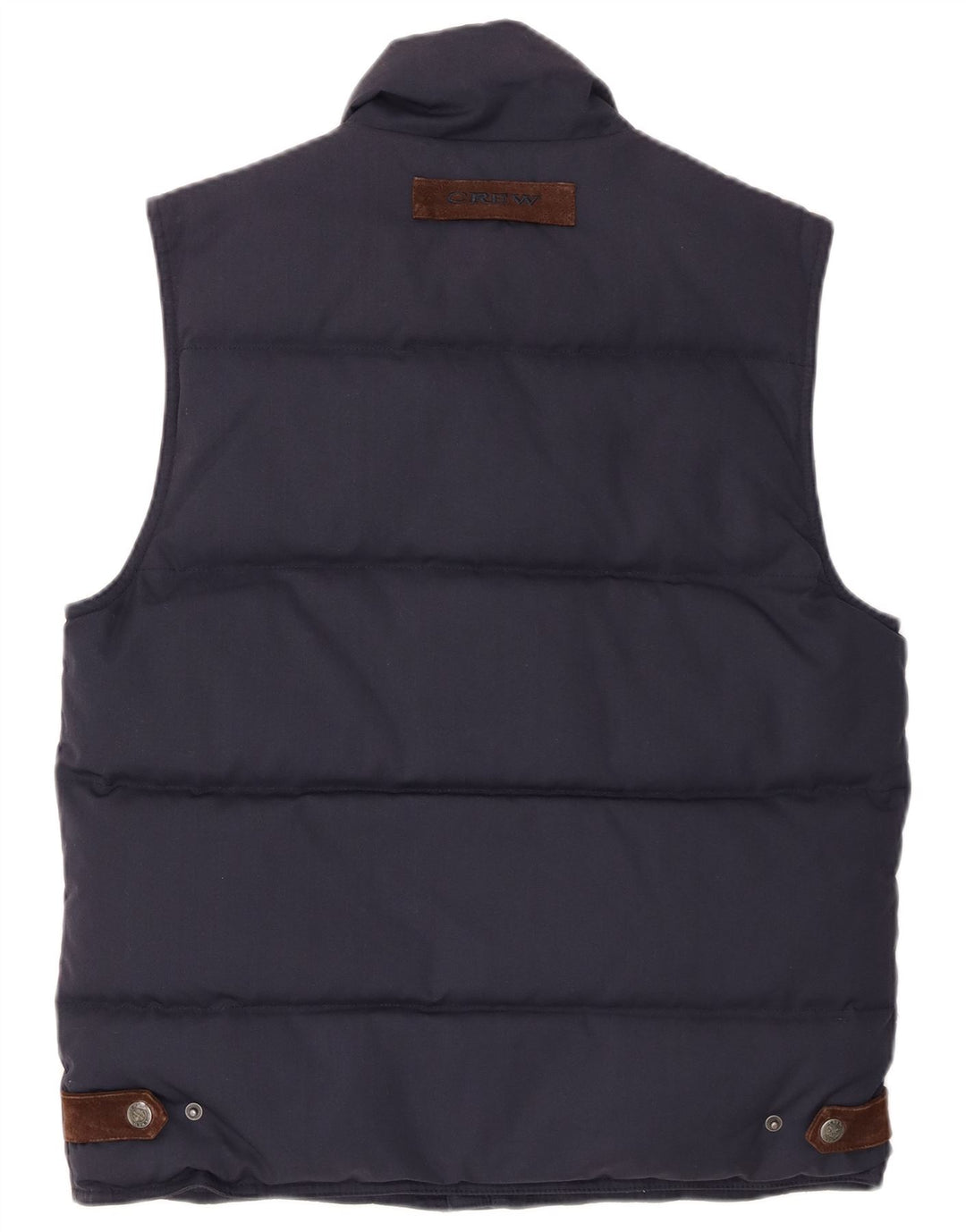 Crew Clothing Ανδρικά padded Gilet UK 38 Medium Navy Blue Polyester