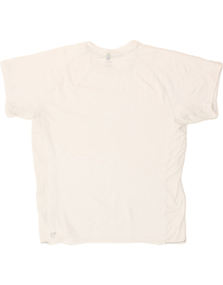 PUMA Mens T-Shirt Top XL White Polyester Vintage Puma and Second-Hand Puma from Messina Hembry 