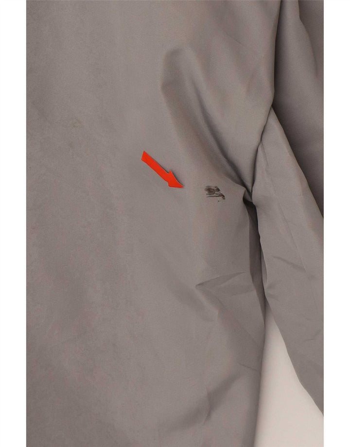 Marks & Spencer Mens Blue Harbor Bomber Jacket 3XL Grey Polyester