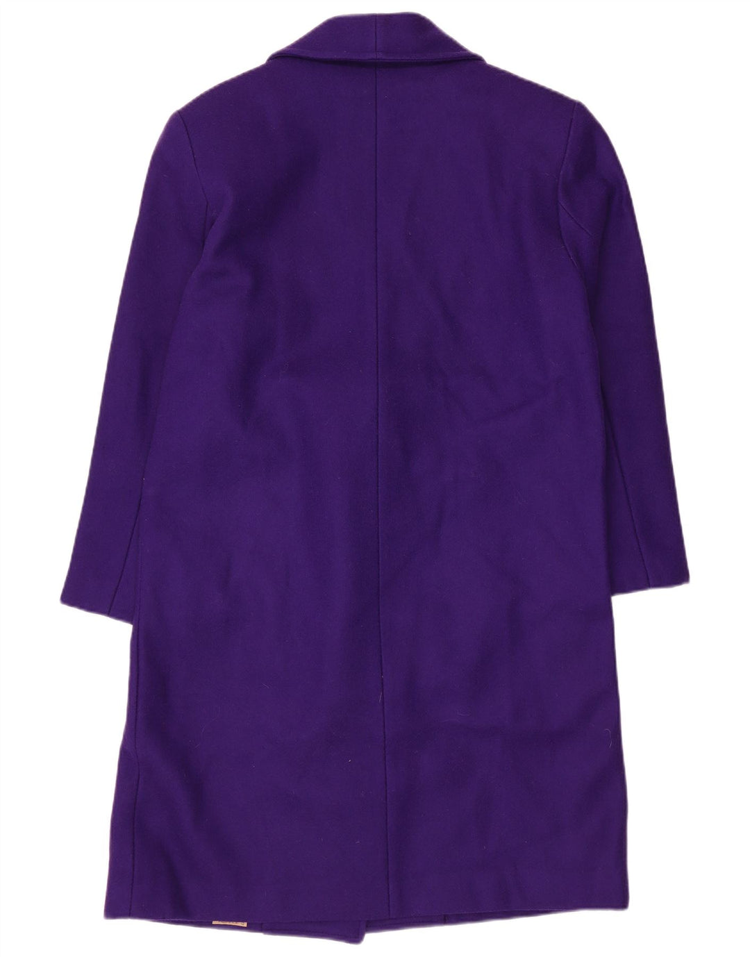 David Benjamin Γυναικείο παλτό με διπλό στήθος US 8 Medium Purple Wool