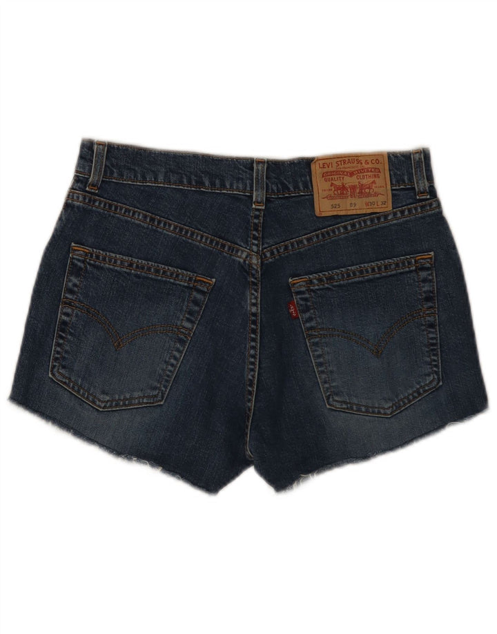 Γυναικείο σορτς Levi's 525 τζιν W30 μεσαίο μπλε βαμβακερό