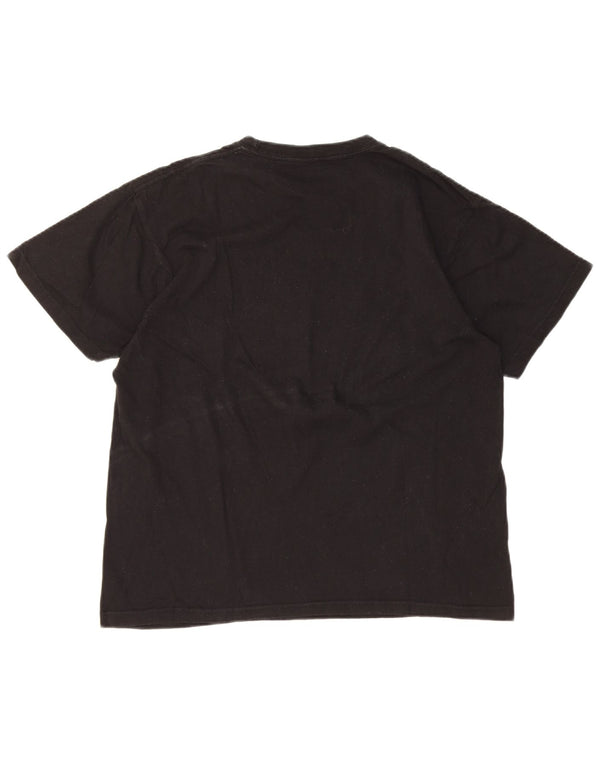Hard Rock Cafe Γυναικείο T-Shirt γραφικών Αθηνών Top UK 14 Medium Black Cotton