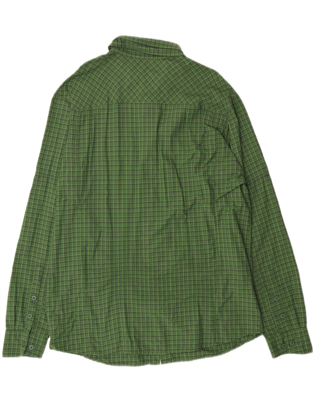 Ανδρικό καρό πουκάμισο Columbia Omni-Shade XL Green Check Nylon