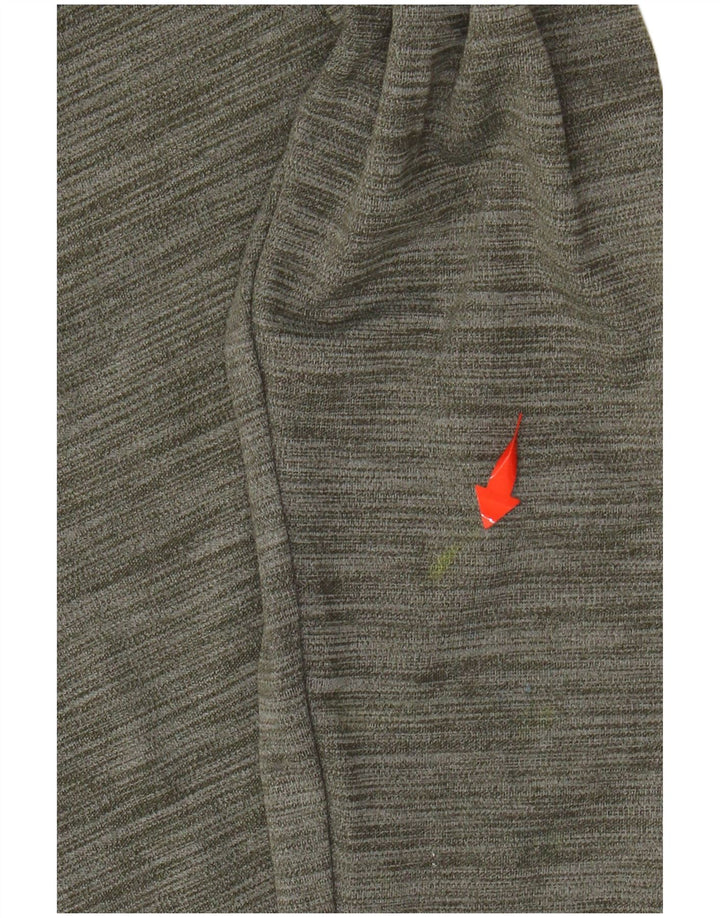 NIKE γυναικείο Dri Fit Hoodie Jumper UK 6 XS Χακί με λυγισμένο πολυεστέρα