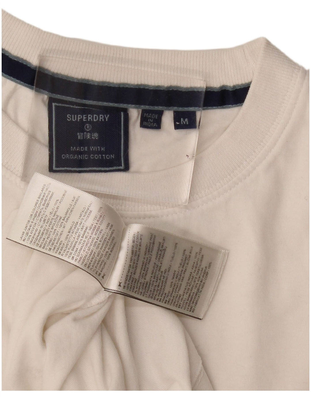 Ανδρικό T-Shirt Superdry Top Μεσαίο λευκό βαμβακερό