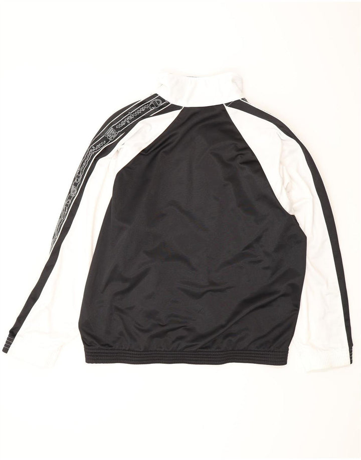 Ανδρική αθλητική φόρμα γραφικών CHAMPION Top Jacket Large Black Colourblock