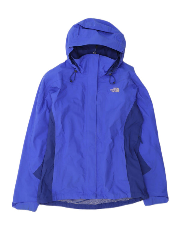 The North Face γυναικείο μπουφάν βροχής με κουκούλα UK 14 Medium Blue Colourblock