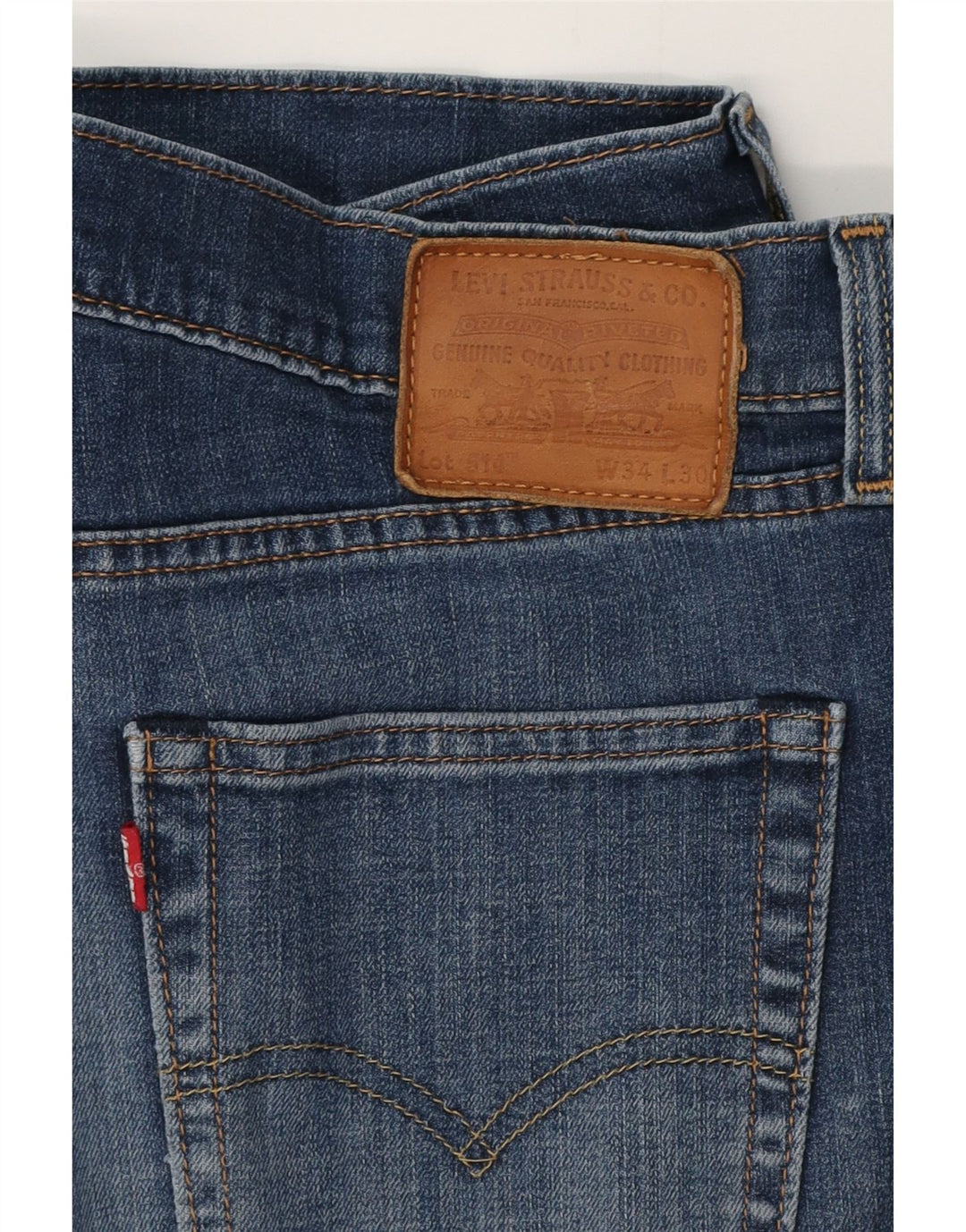 LEVI'S Ανδρικό τζιν 514 ίσιο W34 L30 Μπλε βαμβακερό