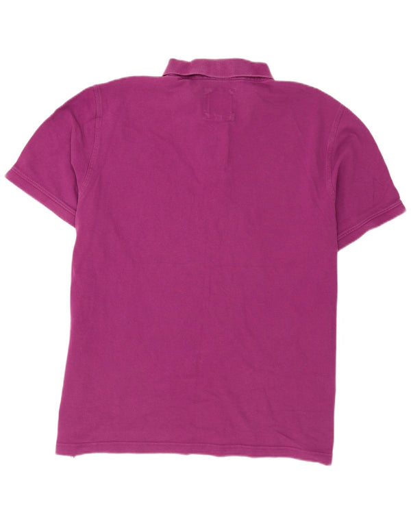 Ανδρικό μπλουζάκι πόλο Crew Clothing 2XL Μωβ βαμβακερό