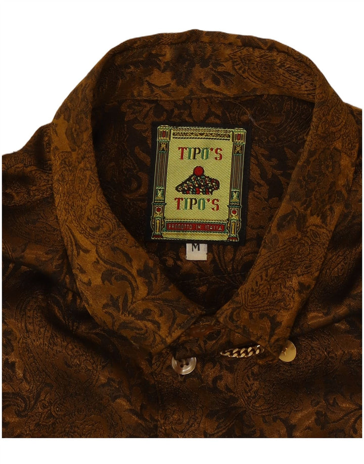 Ανδρικό πουκάμισο Tipo' S σε μεσαίο καφέ Paisley Viscose