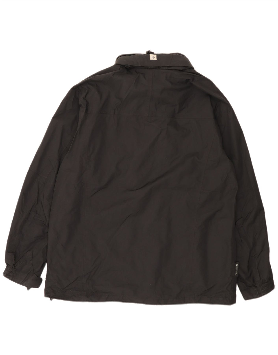 Ανδρικό μπουφάν βροχής με κουκούλα Mountain Warehouse UK 38 Medium Black Nylon