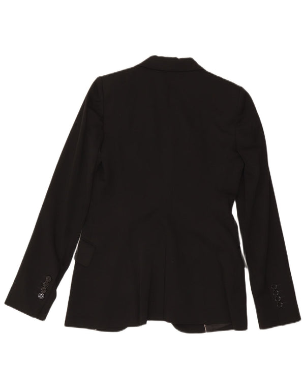Massimo Dutti Γυναικείο μπουφάν σακάκι με 1 κουμπί EU 38 Small Black Wool