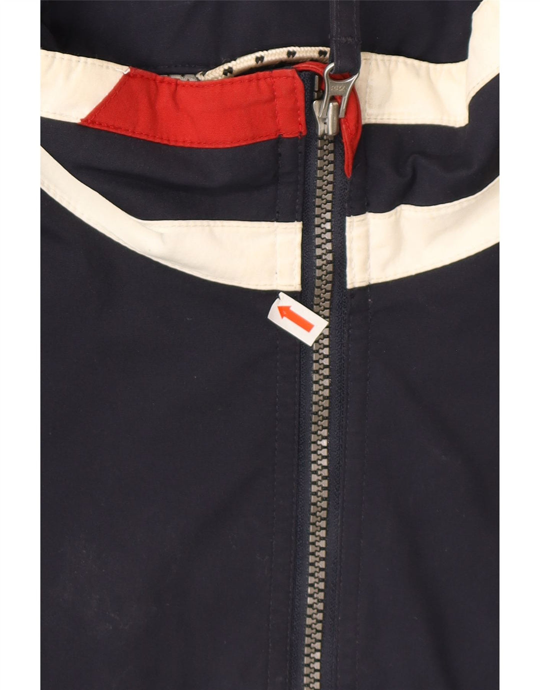 Murphy & Nye Mens Sailmakers Bomber Jacket UK 44 2XL Navy Blue Colorblock