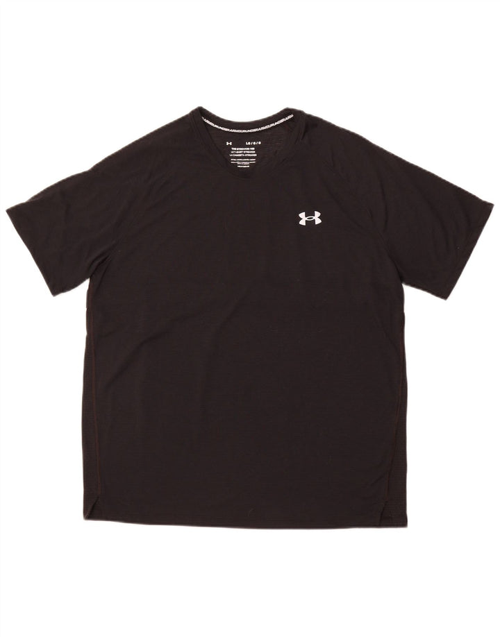 Ανδρικό μπλουζάκι UNDER Armor Heat Gear Top Large Μαύρο