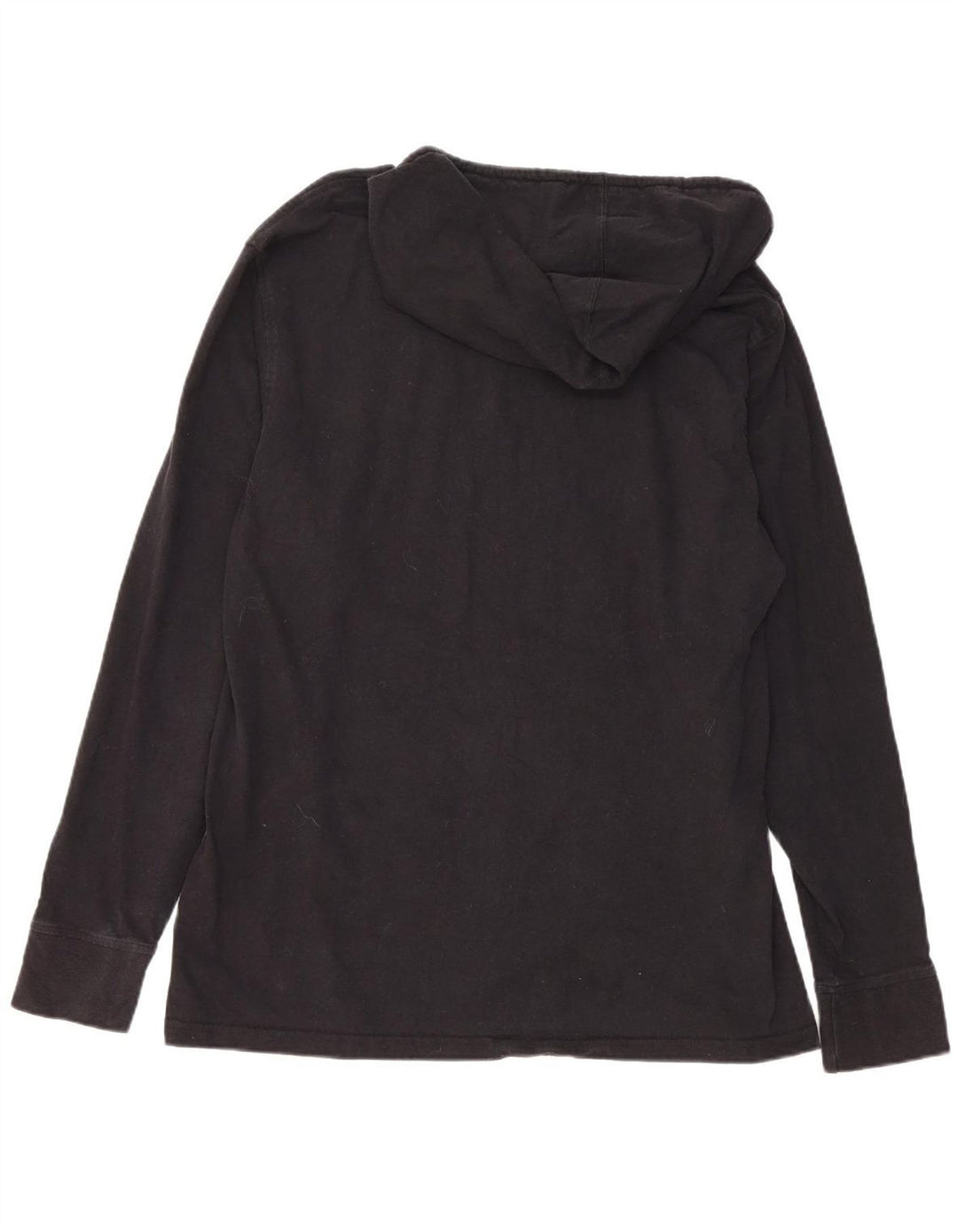 CHAMPION Mens Hoodie Jumper Large Black Cotton