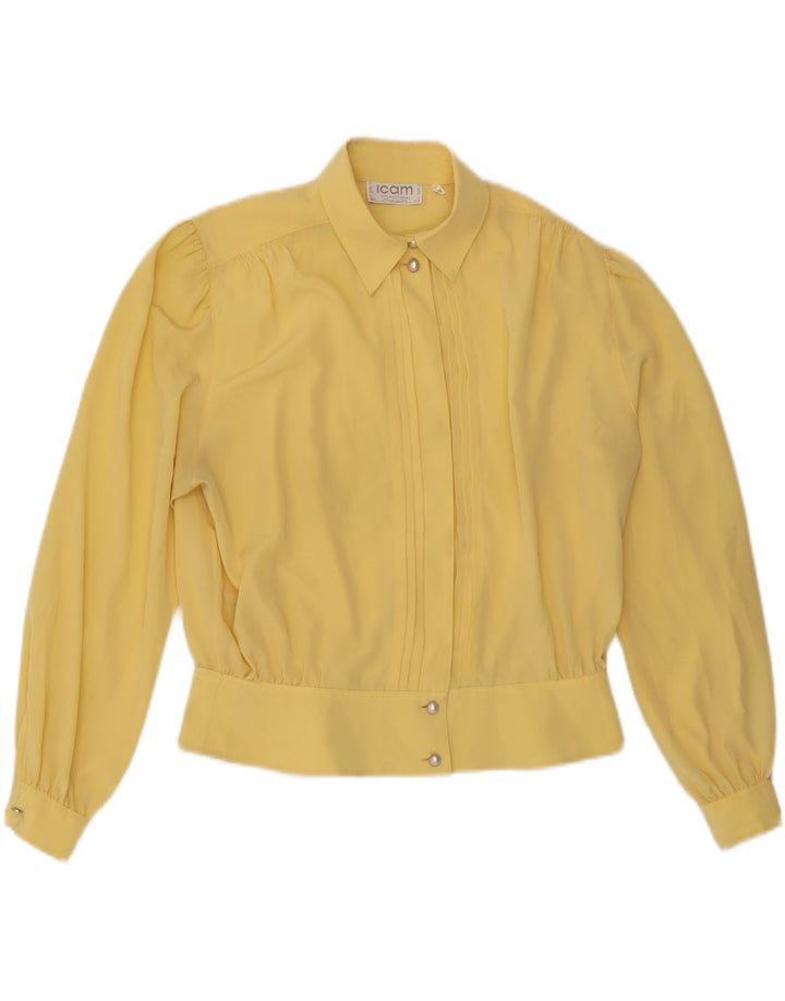 Γυναικεία μπλούζα ICAM UK 16 Large Yellow Polyester