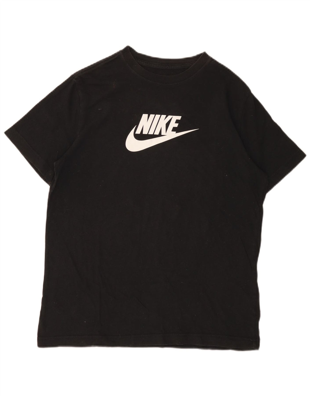 Γραφικό T-shirt NIKE Girls Loose Fit 13-14 ετών XL μαύρο βαμβακερό