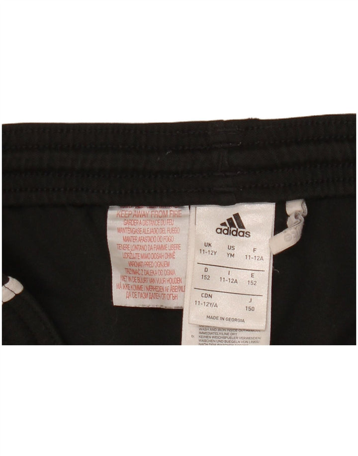 Αθλητικό σορτς Adidas Boys Climalite 11-12 ετών μαύρο πολυεστέρα