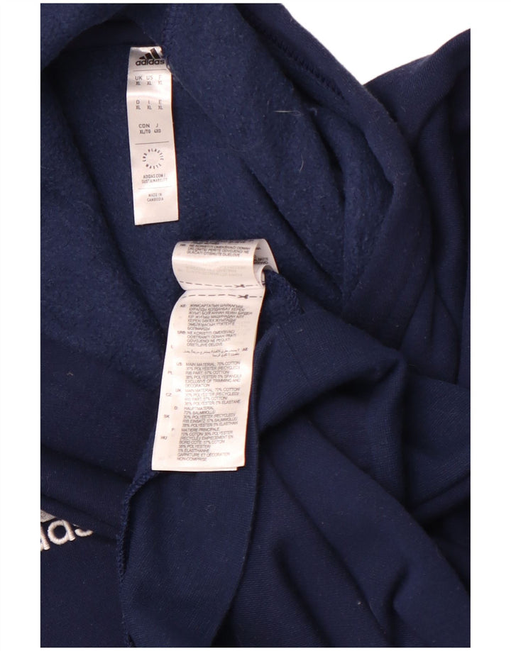 Ανδρική κουκούλα ADIDAS Jumper XL Navy Blue Cotton