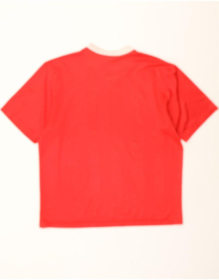 Ανδρικό γραφικό T-Shirt ADIDAS Top XL Red Polyester