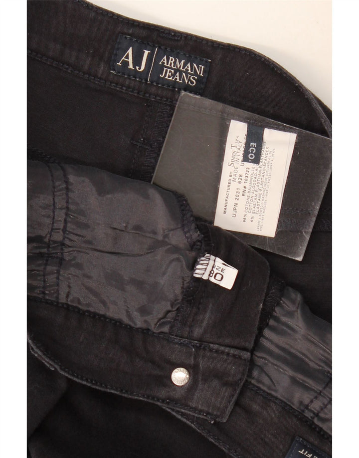 ARMANI Γυναικείο Bootcut Jeans W30 L30 Μαύρο βαμβακερό