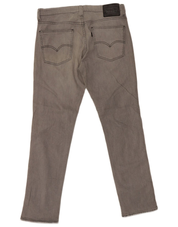 Levi's Mens 511 Tapered Slim Jeans W34 L32 Γκρι βαμβακερό