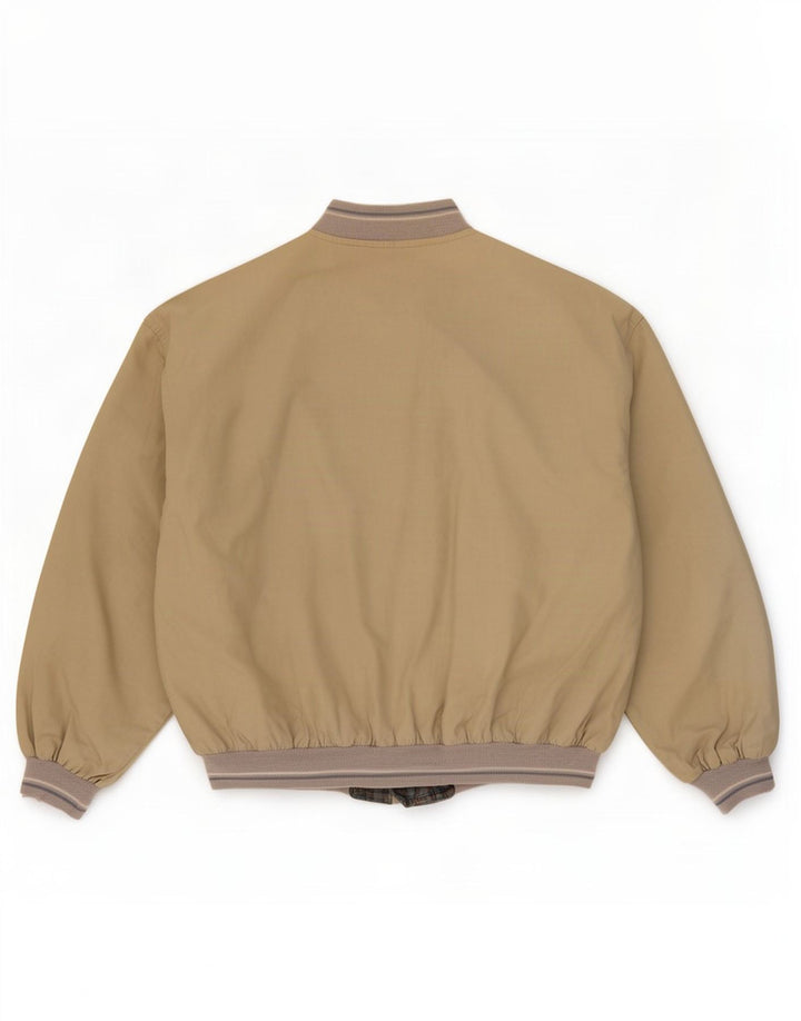 Mash Ανδρικό αναστρέψιμο μπουφάν UK 40 Large Beige Colourblock Cotton