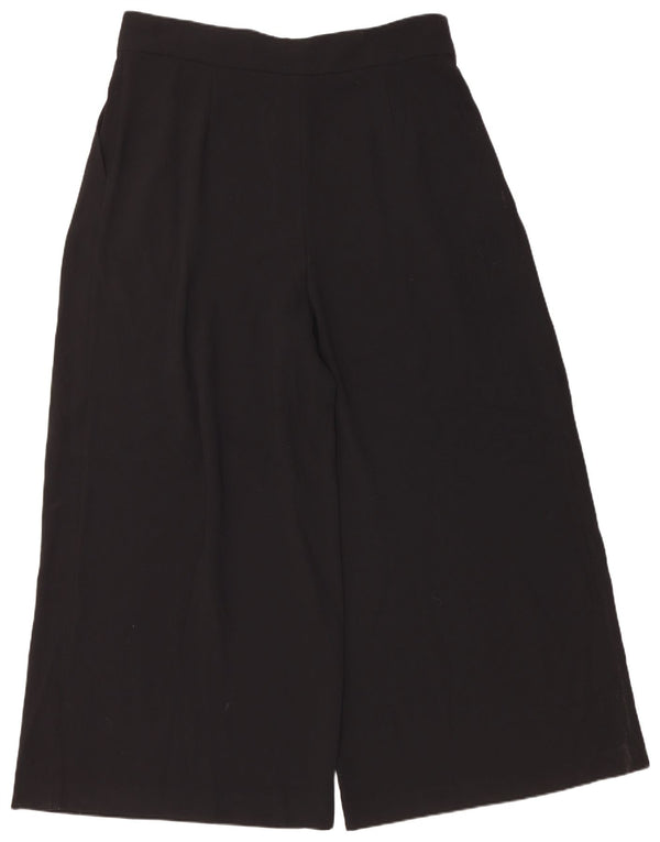 Zara Γυναικείο κομμένο παντελόνι 2XL W34 L28 Μαύρο Πολυεστέρας