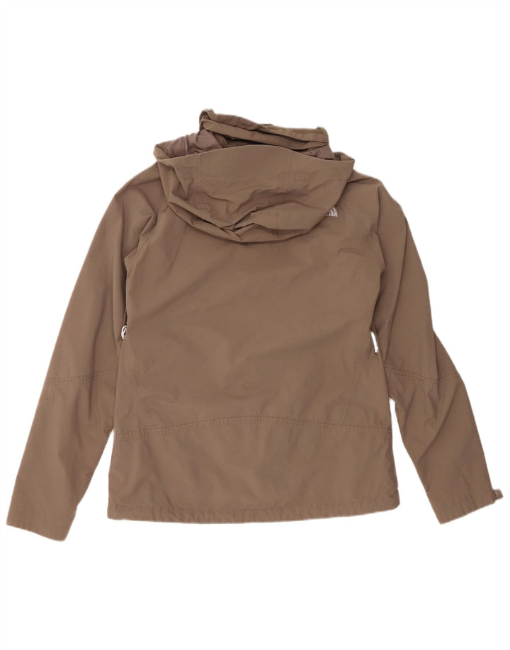 THE NORTH FACE Γυναικείο μπουφάν βροχής με κουκούλα UK 14 Medium Grey Nylon