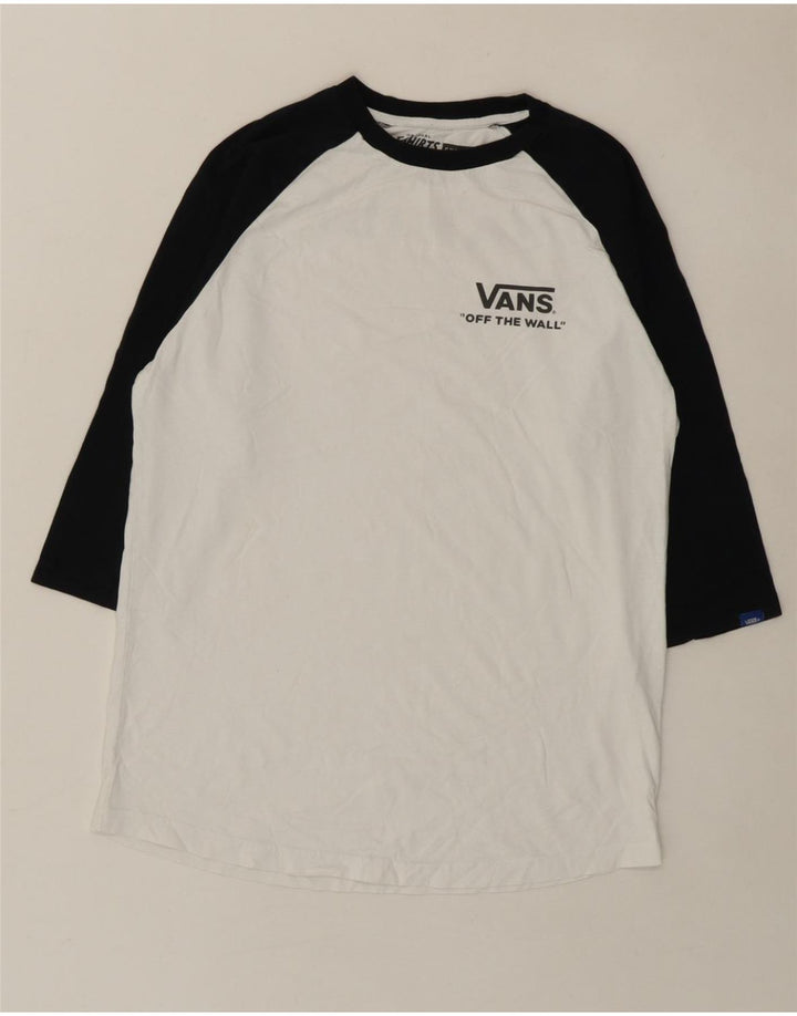 Mens Custom Fit Graphic Top 3/4 Sleeve Small Vintage Vans and Second-Hand Vans from Messina Hembry 