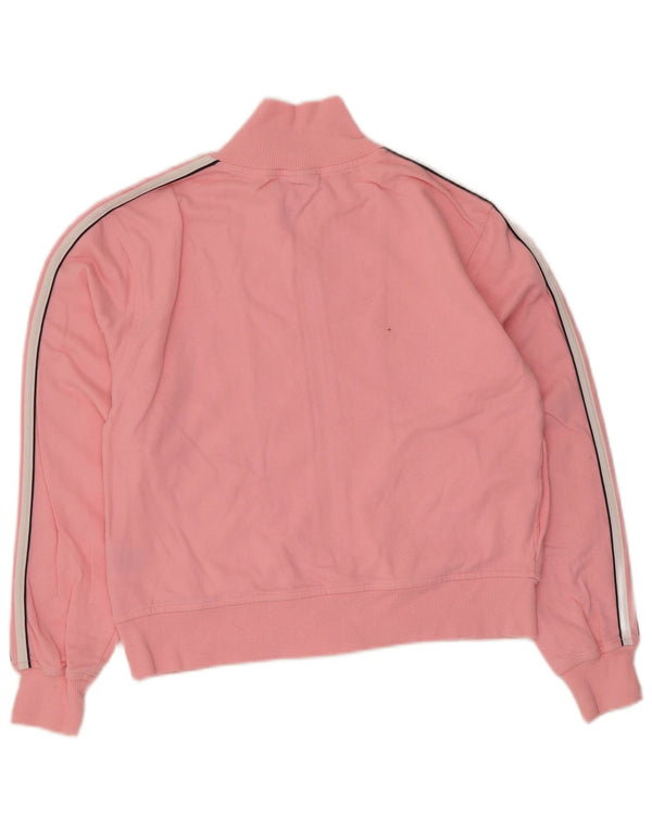 Adidas Γυναικεία φόρμα Crop Top Jacket UK 14 Medium Pink Cotton