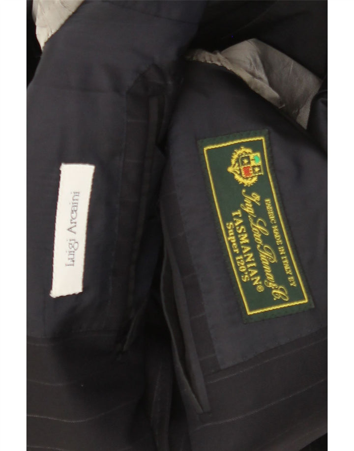 TASMANIAN Ανδρικό μπλέιζερ με 3 κουμπιά μπουφάν UK 38 Medium Navy Blue Pinstripe