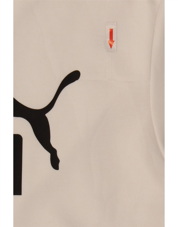 Ανδρικό γραφικό φούτερ Puma Jumper μεγάλο λευκό πολυεστέρα