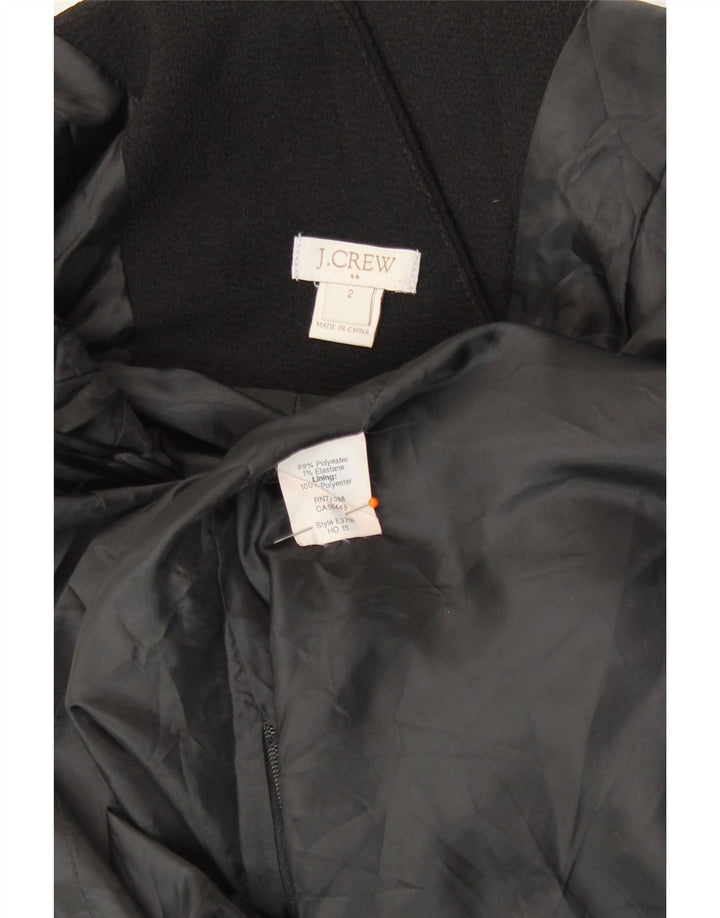 Γυναικείο αμάνικο φόρεμα J. Crew US 2 XS μαύρο πολυεστέρα