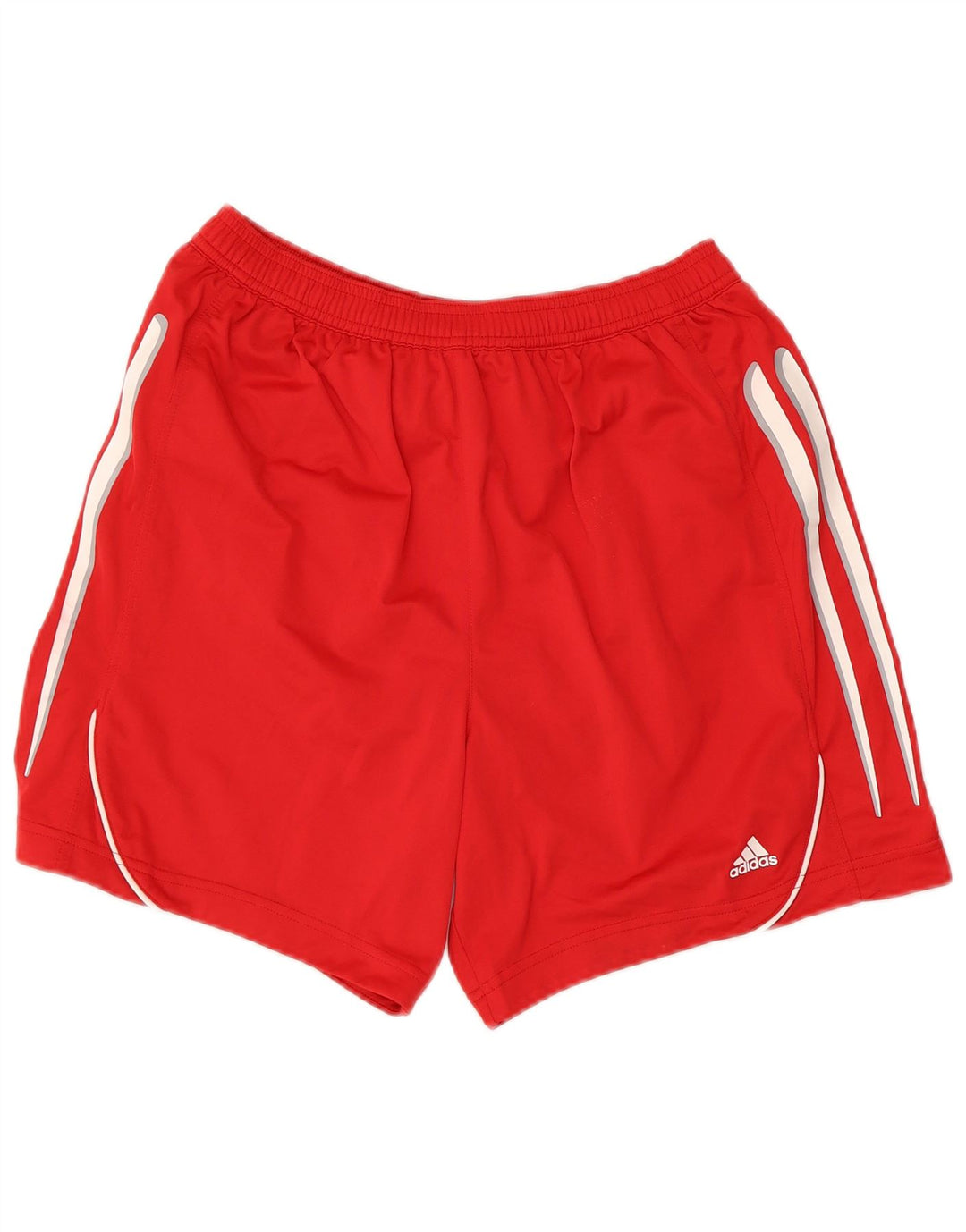 Ανδρικό αθλητικό σορτς Adidas με μεσαίο κόκκινο πολυεστέρα