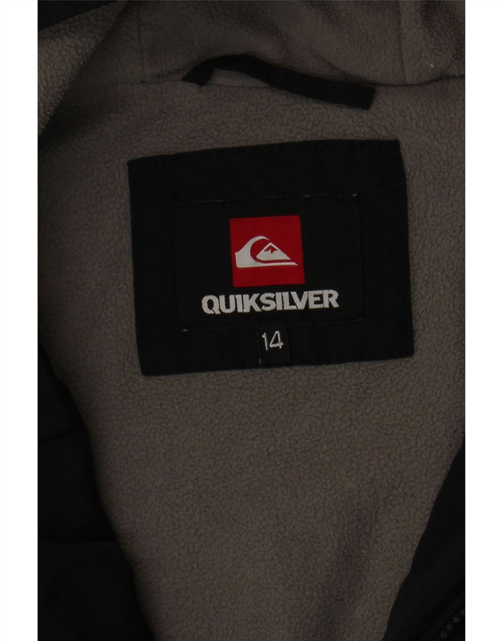 Μπουφάν Quiksilver Boys Hooded Gadded Jacket 13-14 Years Black
