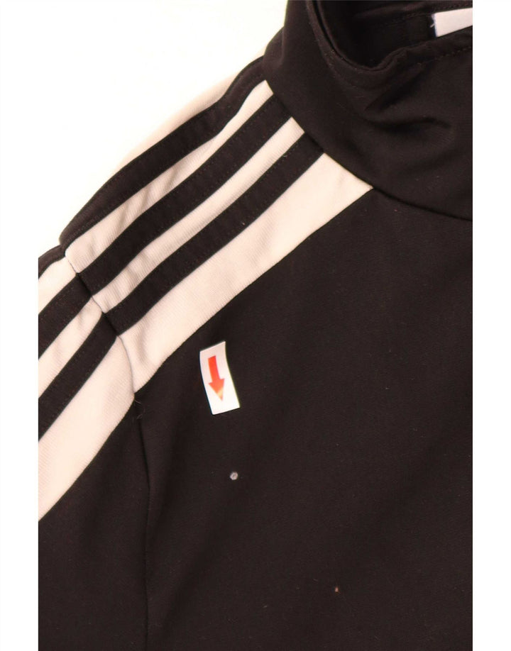 Γυναικεία αθλητική φόρμα Adidas Top Jacket UK 14 Medium Black Colourblock Polyester