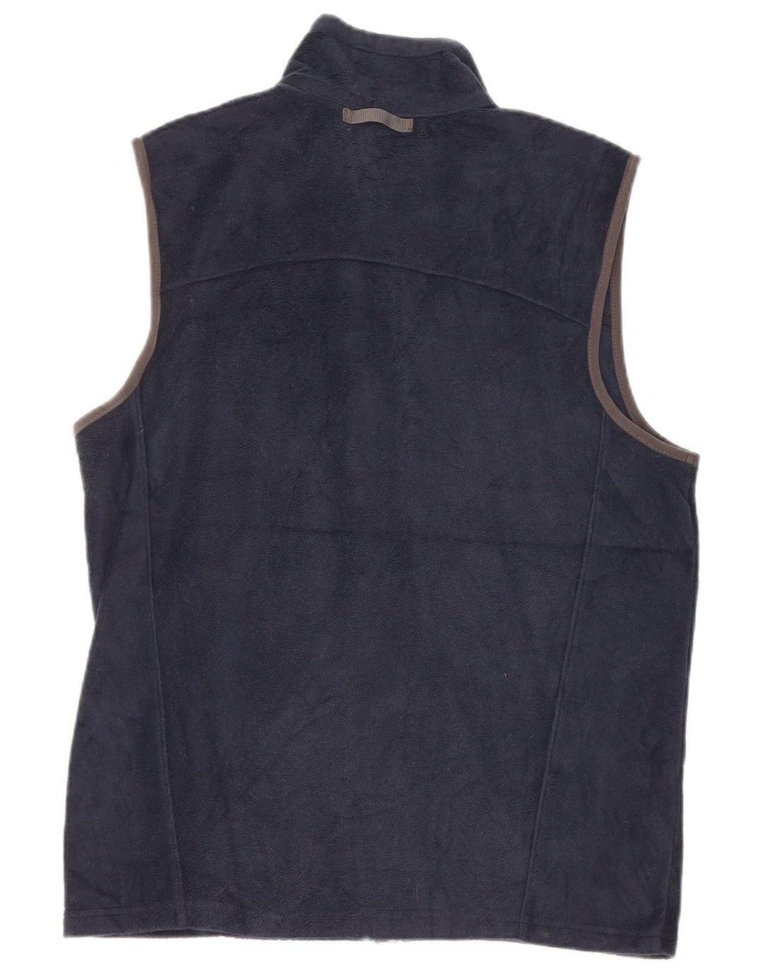 EDDIE BAUER Ανδρικό Fleece Gilet UK 36 Small Navy Blue Polyester