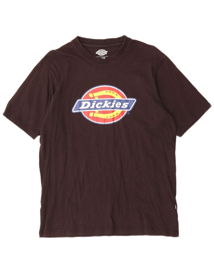 Ανδρικό γραφικό T-Shirt Dickies Top Μεσαίο μαύρο βαμβακερό