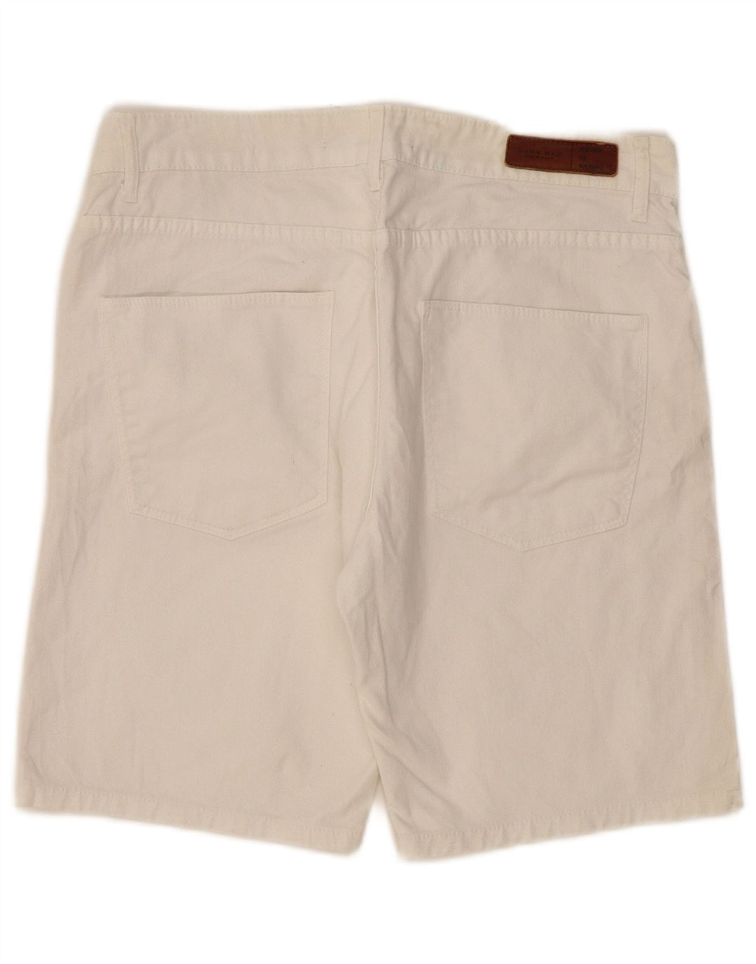 Zara Ανδρικό τζιν σορτς EU 44 Large W34 Λευκό