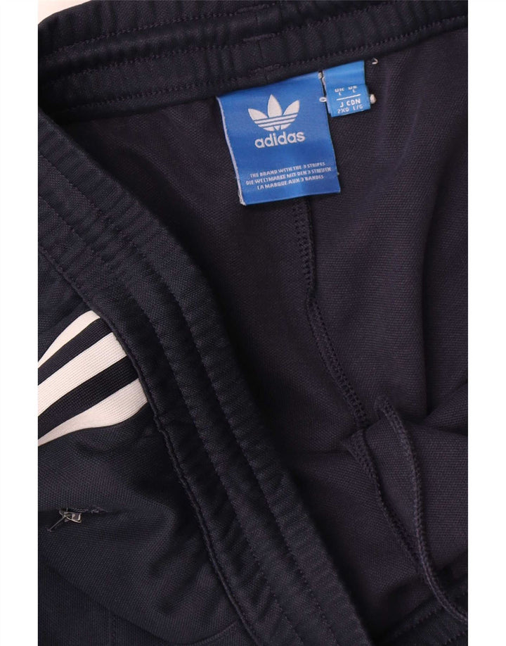 Ανδρική αθλητική φόρμα Adidas Παντελόνι μεγάλο μπλε ναυτικό πολυεστέρα