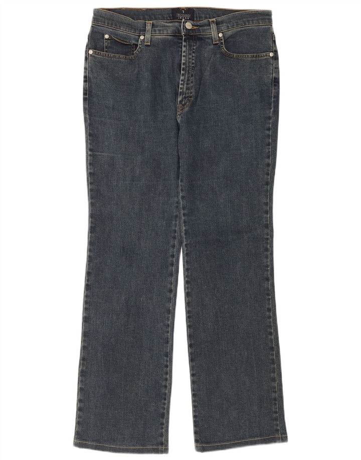 Trussardi Γυναικείο Τζιν μποτάκι W32 L30 Μπλε βαμβακερό