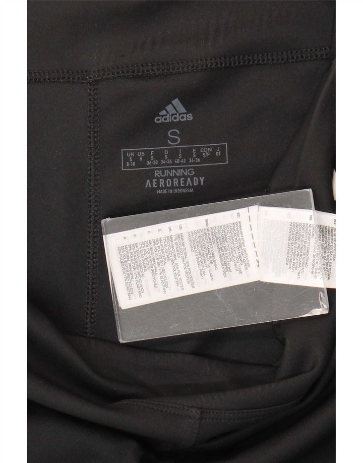 Adidas Γυναικεία κολάν Aeroready UK 8/10 Μικρός Μαύρος Πολυεστέρας