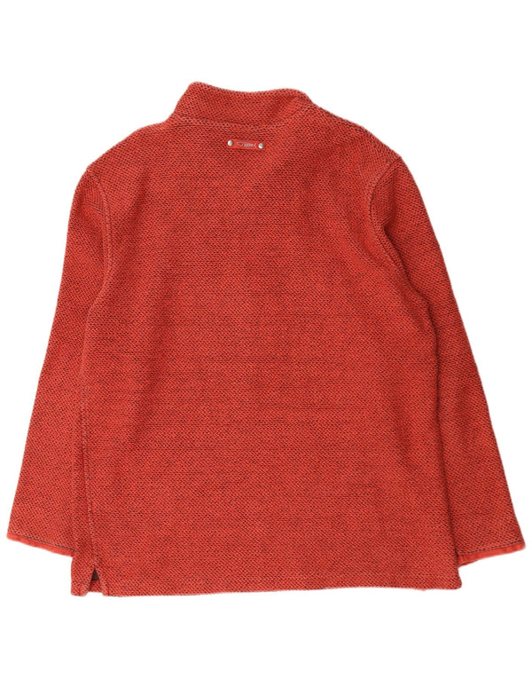 Weird Fish Ανδρικό Φούτερ με φερμουάρ Jumper 2XL Κόκκινο βαμβακερό