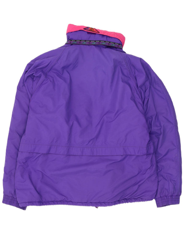 Aesse Ανδρικό μπουφάν σκι με κουκούλα UK 40 Large Purple Colourblock