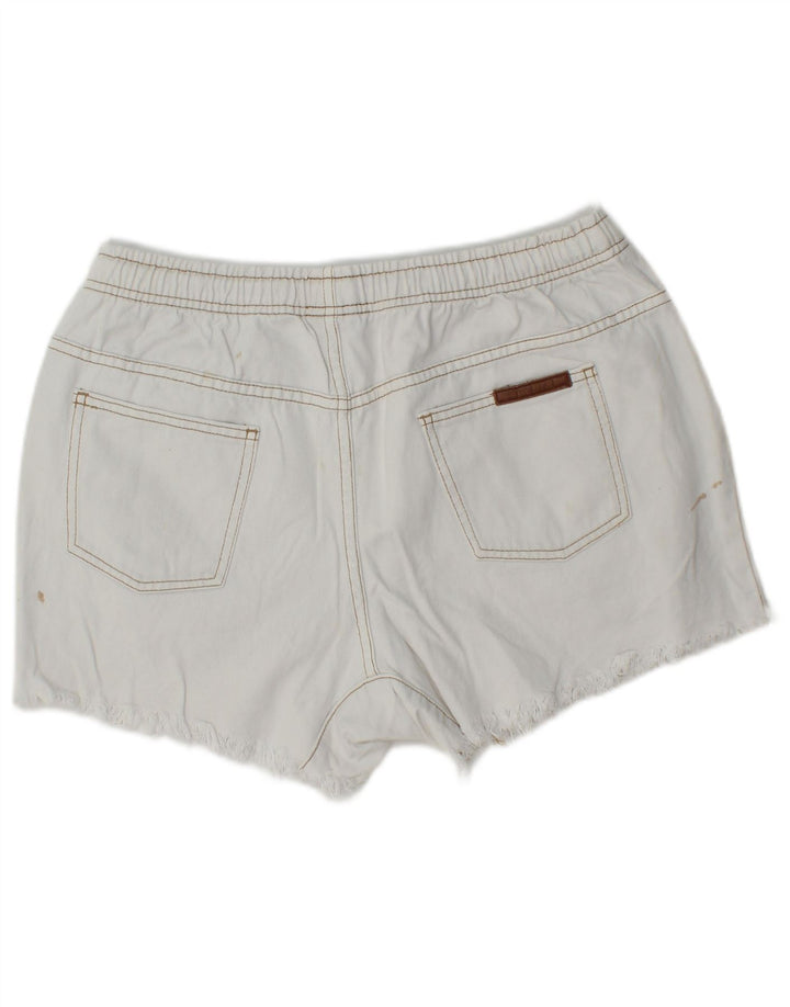 Billabong Γυναικείο τζιν σορτς W30, μεσαίο λευκό βαμβακερό