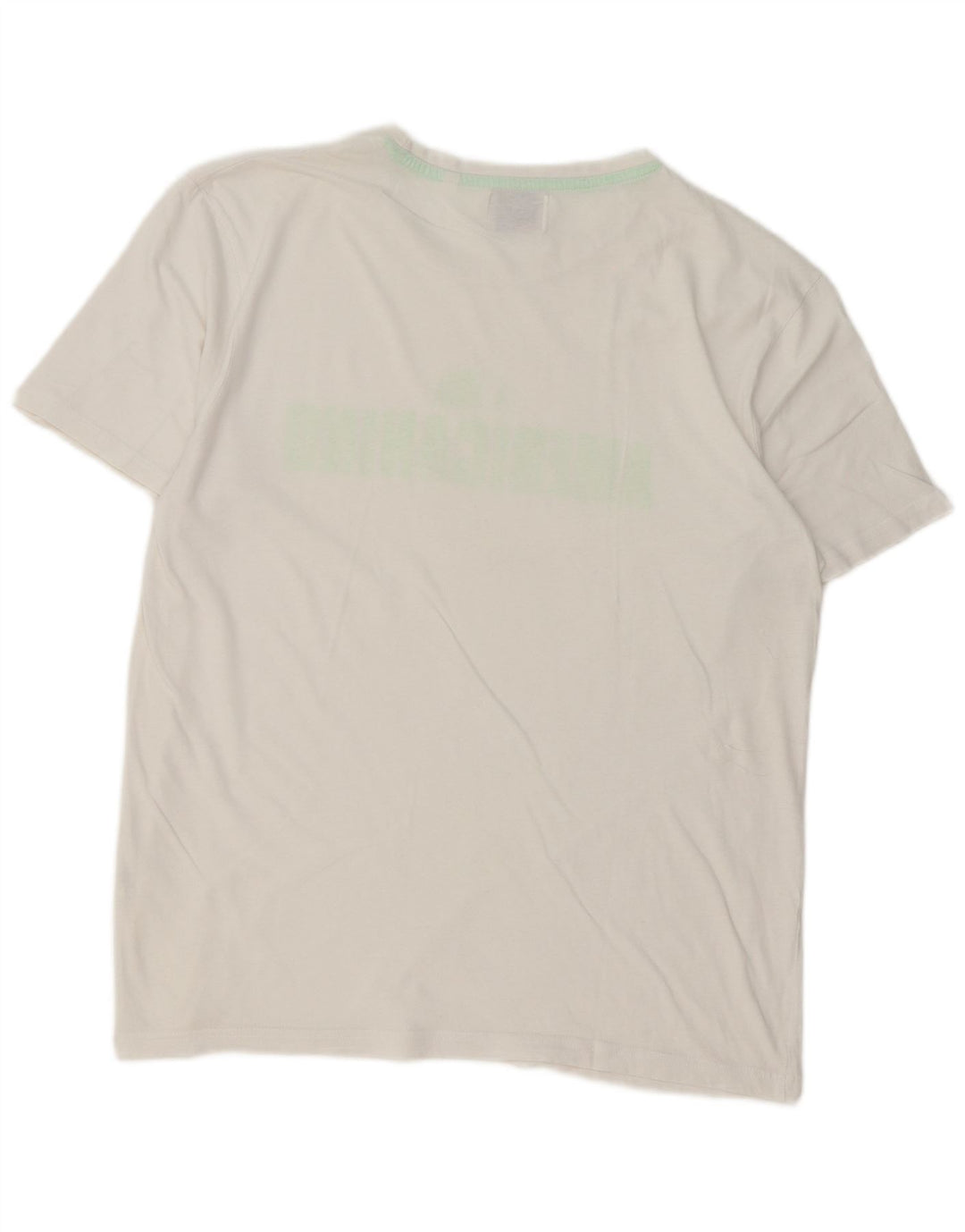 Ανδρικό T-Shirt κανονικό γραφικό Americanino Top από μεσαίο λευκό βαμβακερό