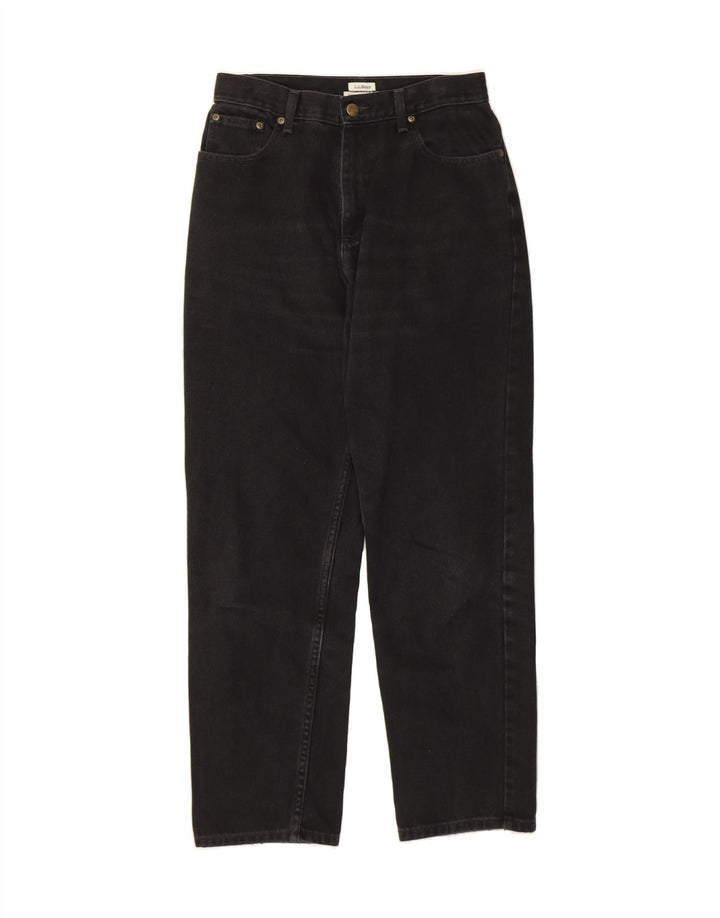 L.L.BEAN Womens Relaxed Tapered Jeans US 8 Medium W27 L29 Black Vintage L.L.Bean and Second-Hand L.L.Bean from Messina Hembry 