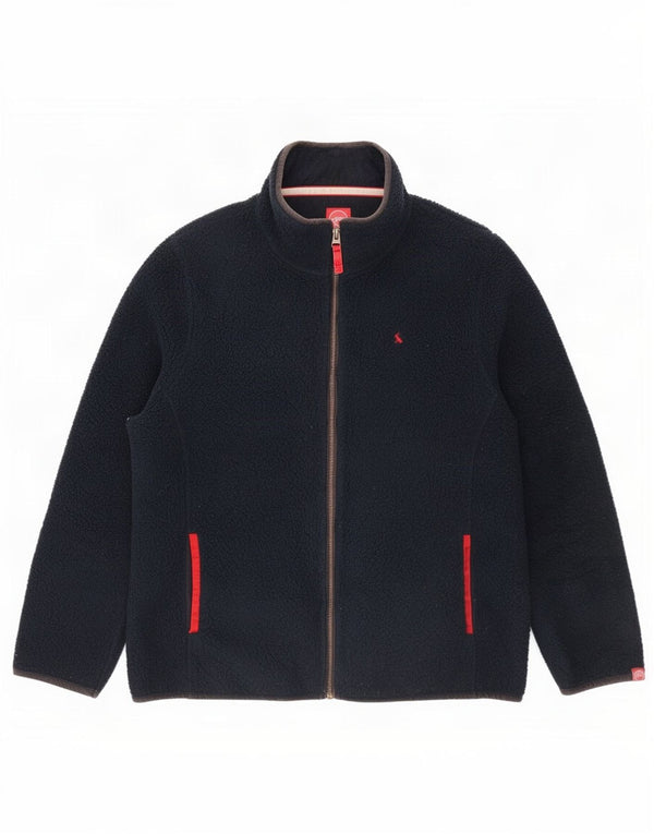 Joules Γυναικείο Fleece Jacket UK 18 XL Navy Blue Polyester